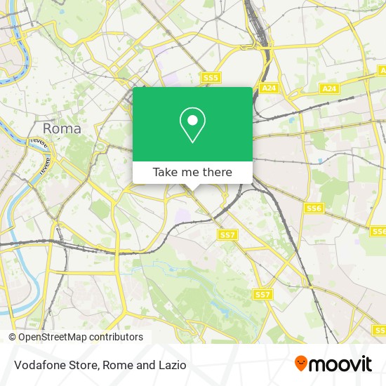 Vodafone Store map