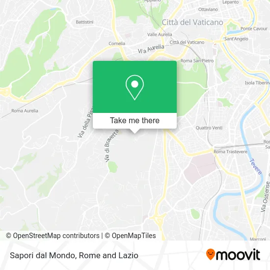 Flavors from the World map