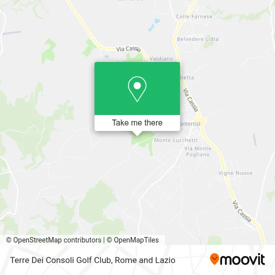Terre Dei Consoli Golf Club map