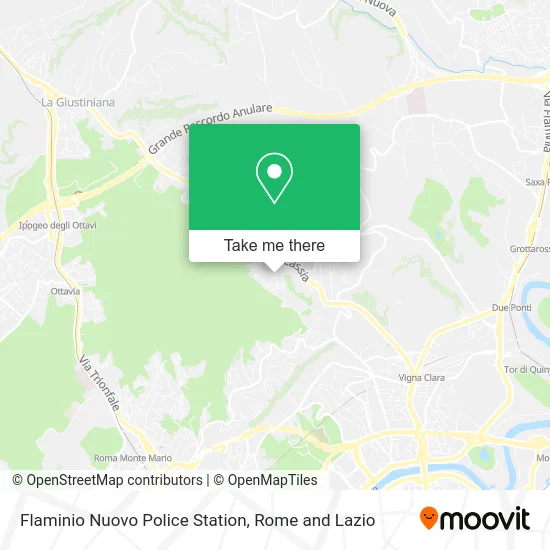 Flaminio Nuovo Police Station map