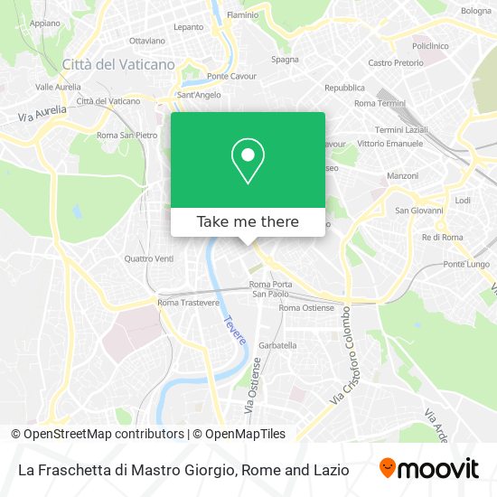 La Fraschetta di Mastro Giorgio map