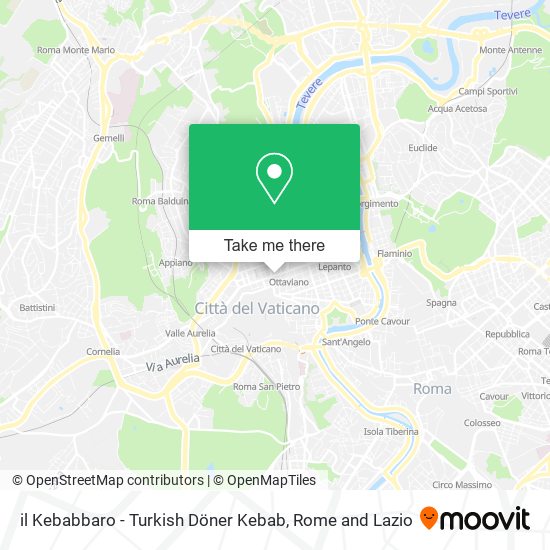 il Kebabbaro - Turkish Döner Kebab map