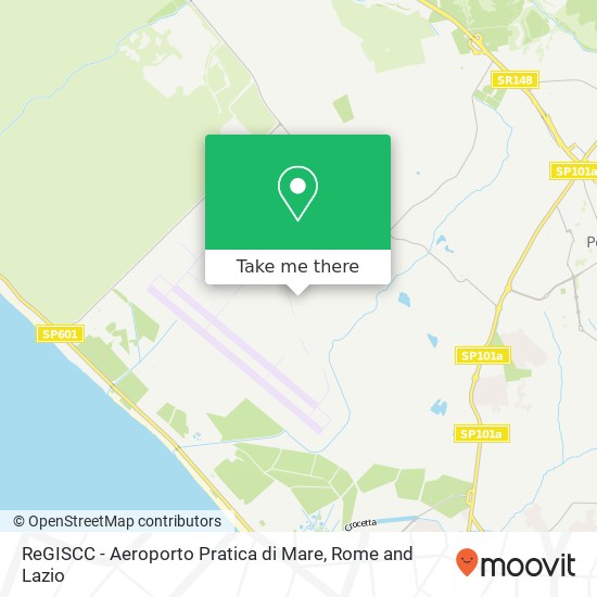 ReGISCC - Aeroporto Pratica di Mare map