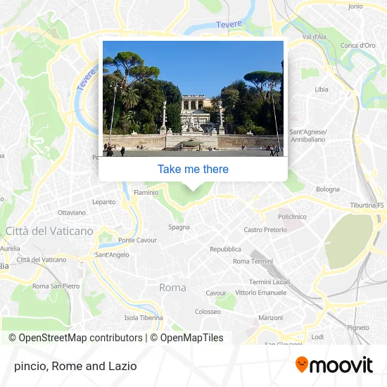 Pincio map
