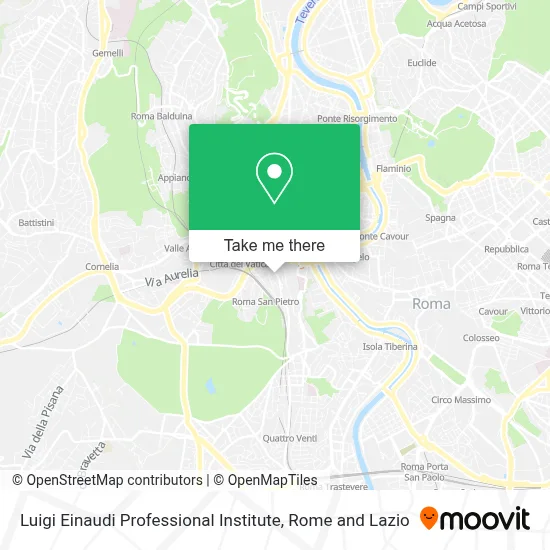 Luigi Einaudi Professional Institute map