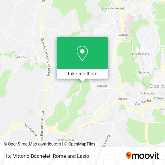 Vittorio Bachelet Technical Institute map