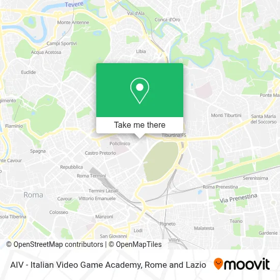 AIV - Italian Video Game Academy map
