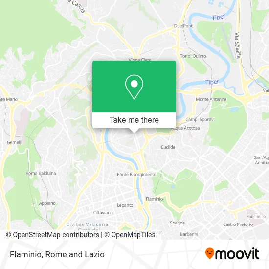 Flaminio map