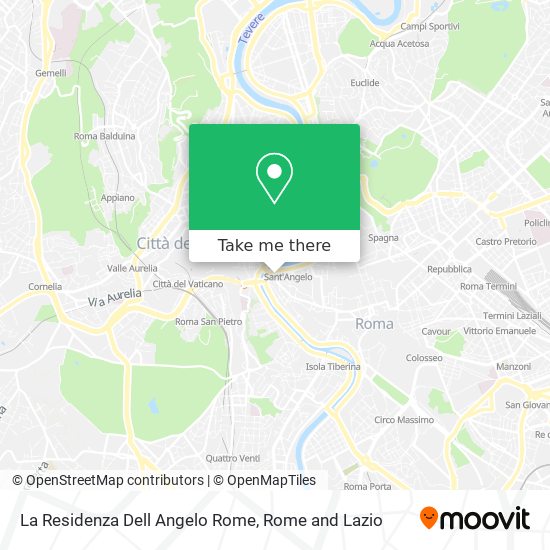 La Residenza Dell Angelo Rome map