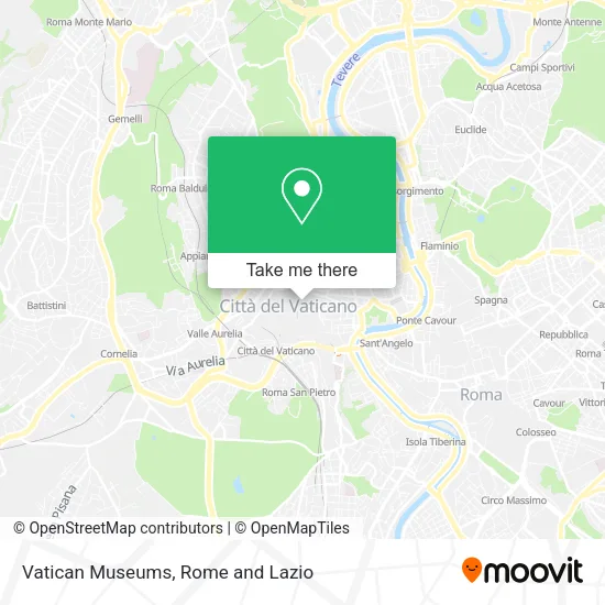 Vatican Museums map