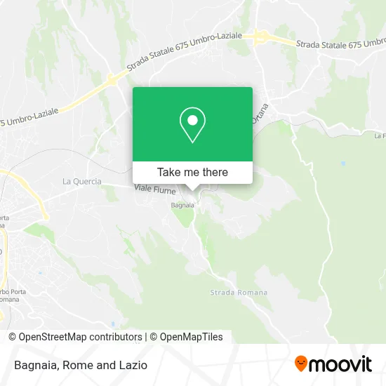 Bagnaia map