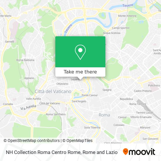 NH Collection Roma Centro Rome map