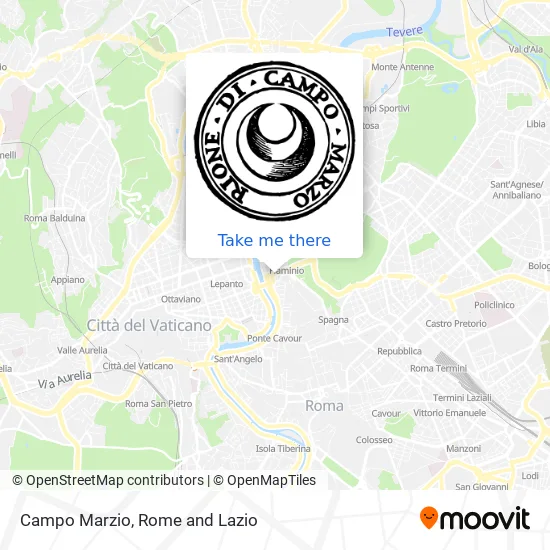 Campo Marzio map