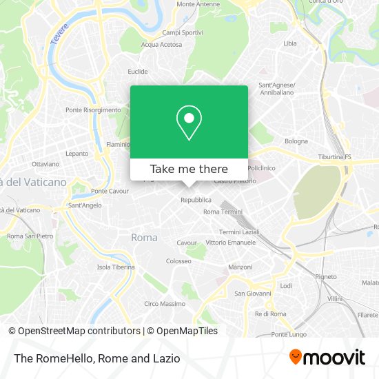 The RomeHello map