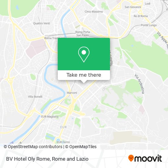 BV Hotel Oly Rome map