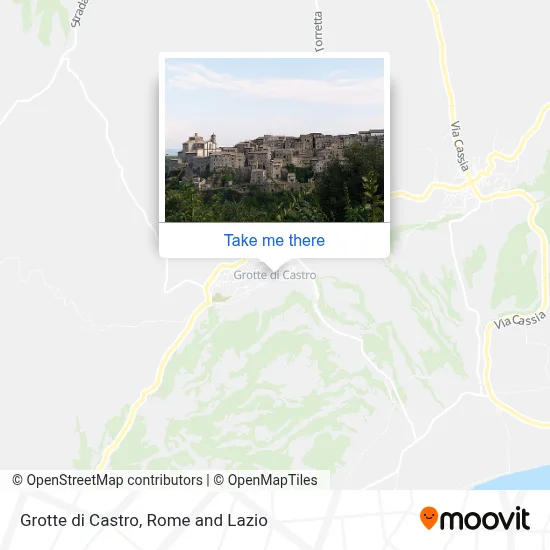 Grotte di Castro map