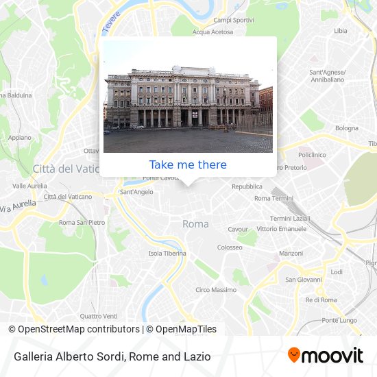 Galleria Alberto Sordi map