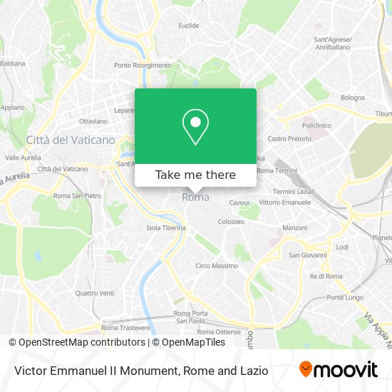 Victor Emmanuel II Monument map