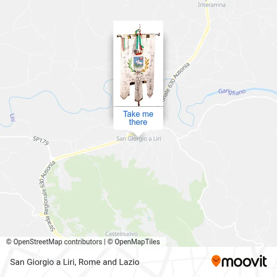 San Giorgio a Liri map