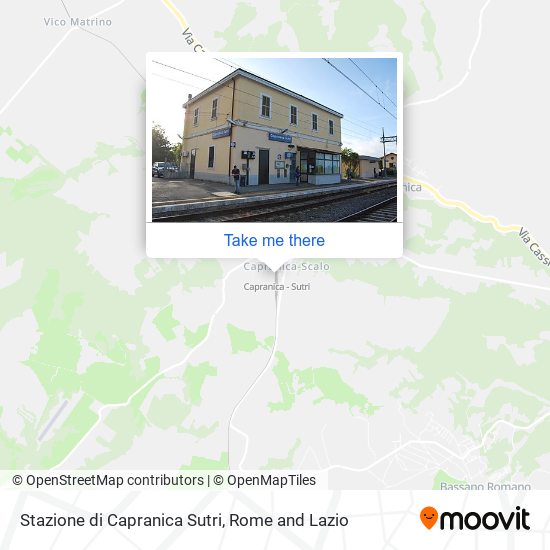 Stazione di Capranica Sutri map