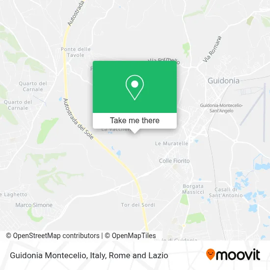 Guidonia Montecelio, Italy map