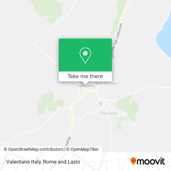 Valentano Italy map