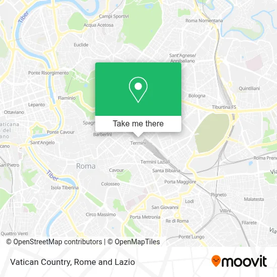 Vatican Country map
