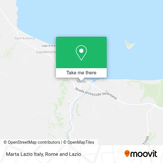 Marta Lazio Italy map