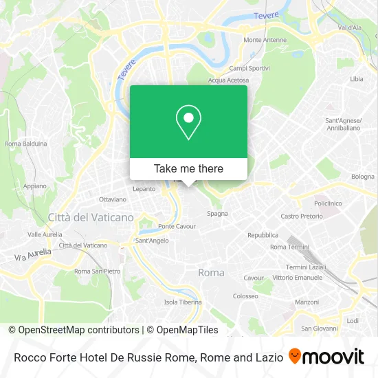 Rocco Forte Hotel De Russie Rome map
