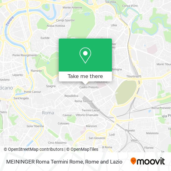 MEININGER Roma Termini Rome map