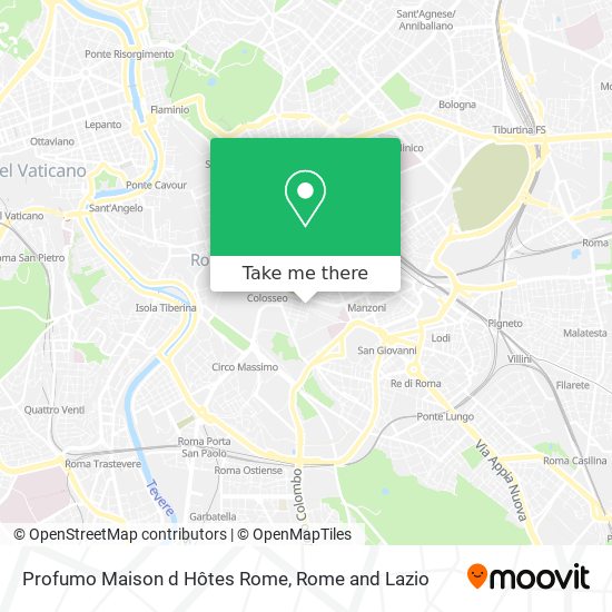 Profumo Maison d Hôtes Rome map