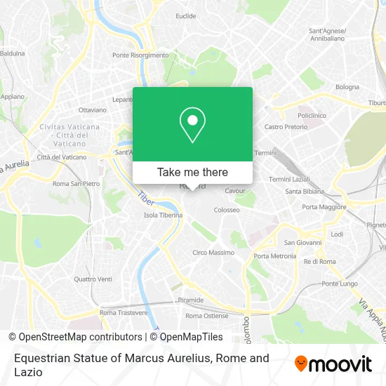 Equestrian Statue of Marcus Aurelius map