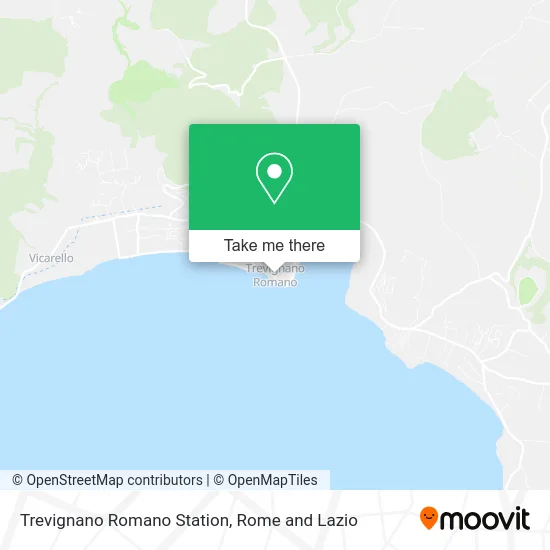 Trevignano Romano Station map