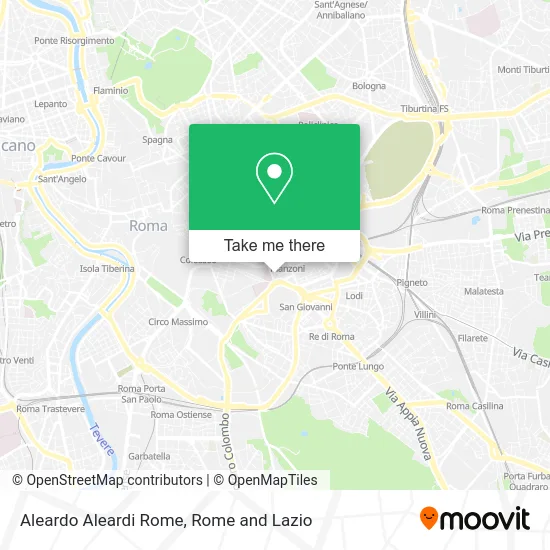 Aleardo Aleardi Rome map