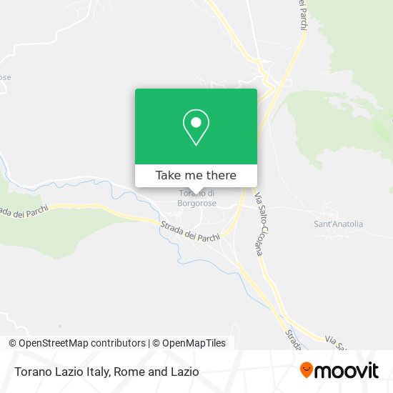 Torano Lazio Italy map