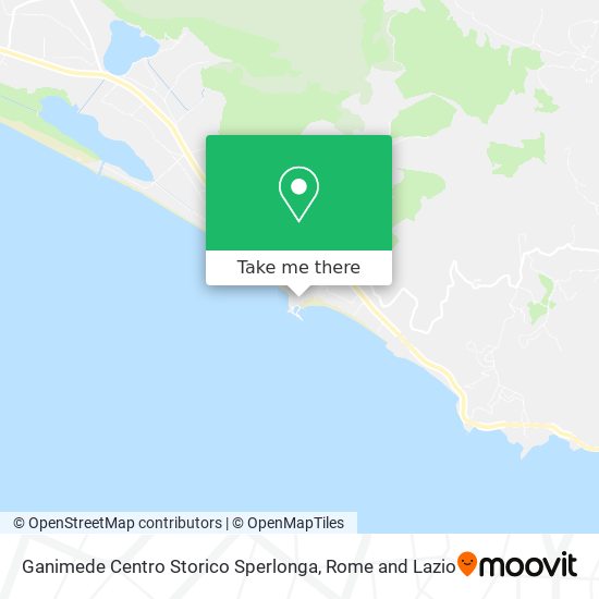 Ganimede Centro Storico Sperlonga map