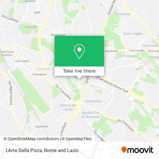 L'Arte Della Pizza map
