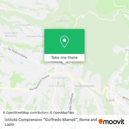 Istituto Comprensivo ""Goffredo Mameli"" map