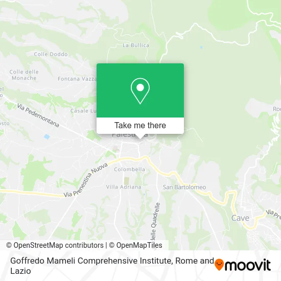 Goffredo Mameli Comprehensive Institute map