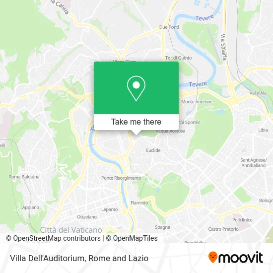 Villa of the Auditorium map