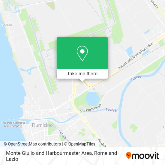 Monte Giulio and Harbourmaster Area map