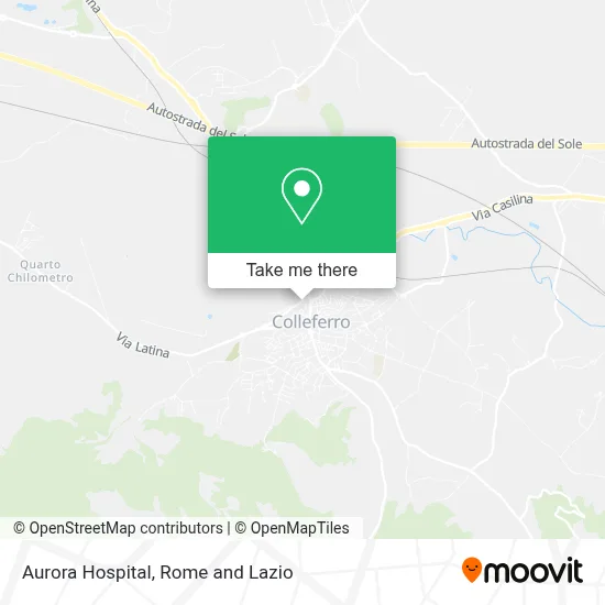 Aurora Hospital map