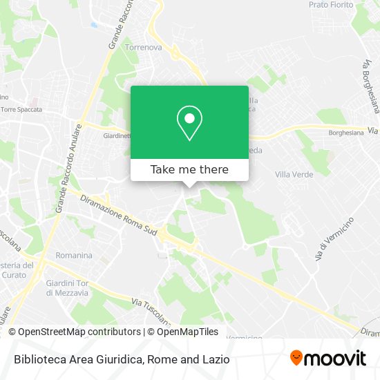 Biblioteca Area Giuridica map