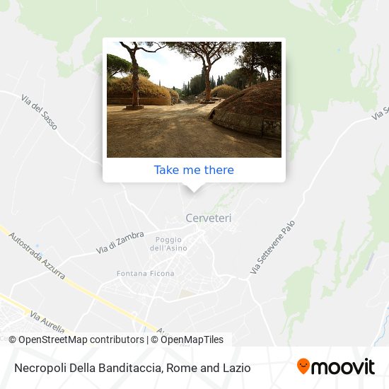 Necropoli Della Banditaccia map