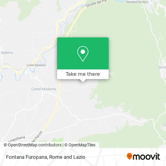 Fontana Furopana map