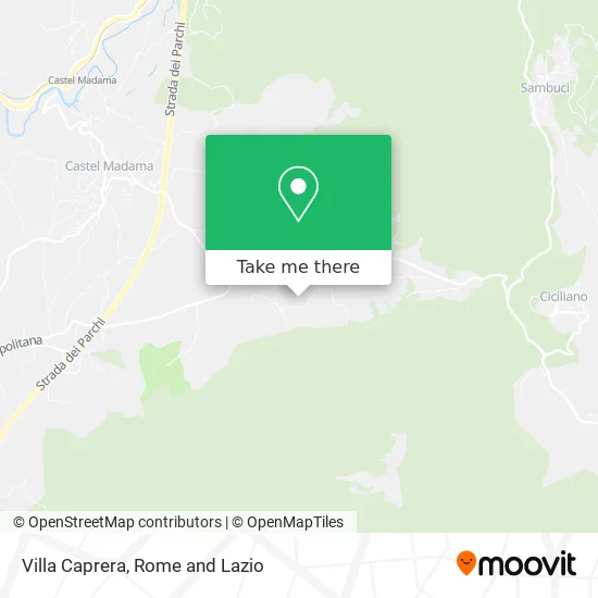 Villa Caprera map