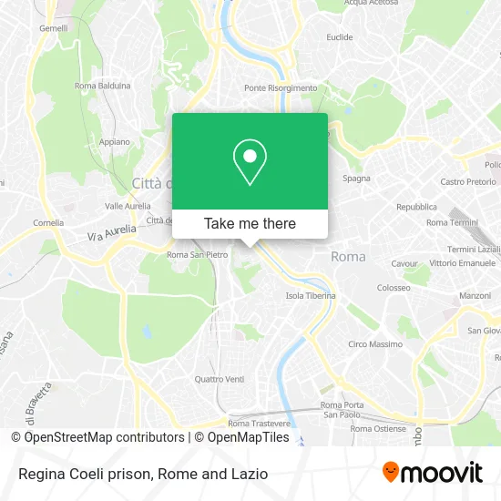 Regina Coeli Prison map