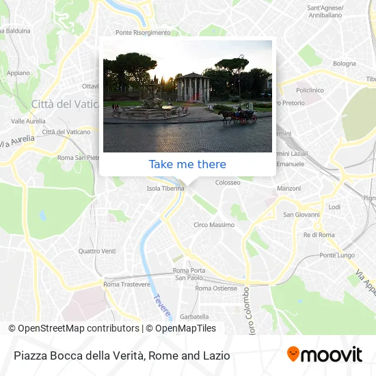 Bocca della Verità Square map