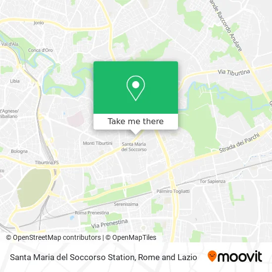 Santa Maria del Soccorso Station map