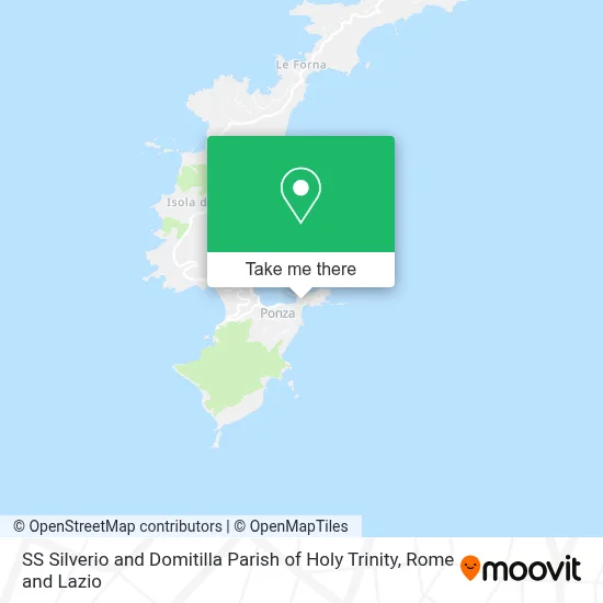 SS Silverio and Domitilla Parish of Holy Trinity map